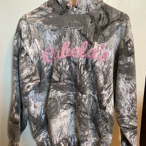 Cabelas Winter Camo Hoodie